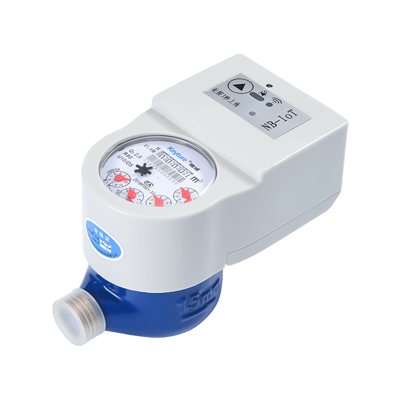 Horizontálny bezdrôtový diaľkový merač vody s guľovým ventilom